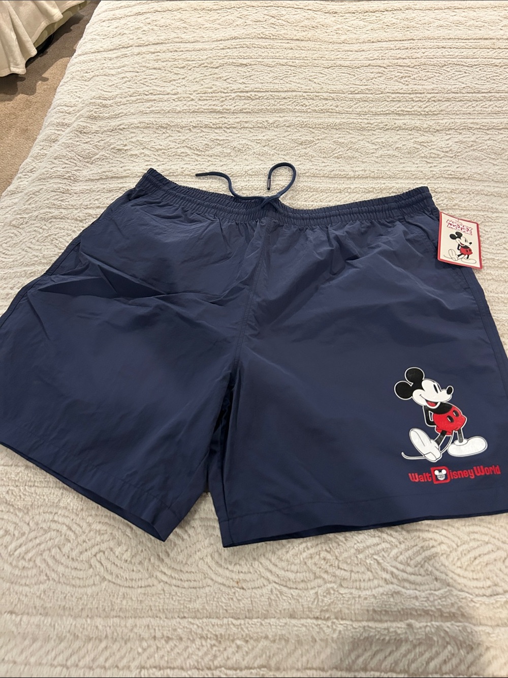 Disney Navy Blue Mickey Mouse Swim Shorts